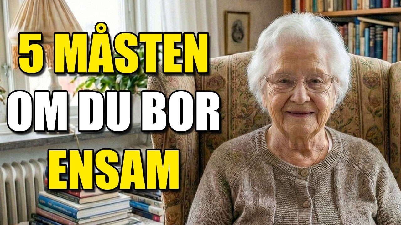 Jag Bor Ensam men Är INTE Ensam (Mina 5 Bästa Tips)