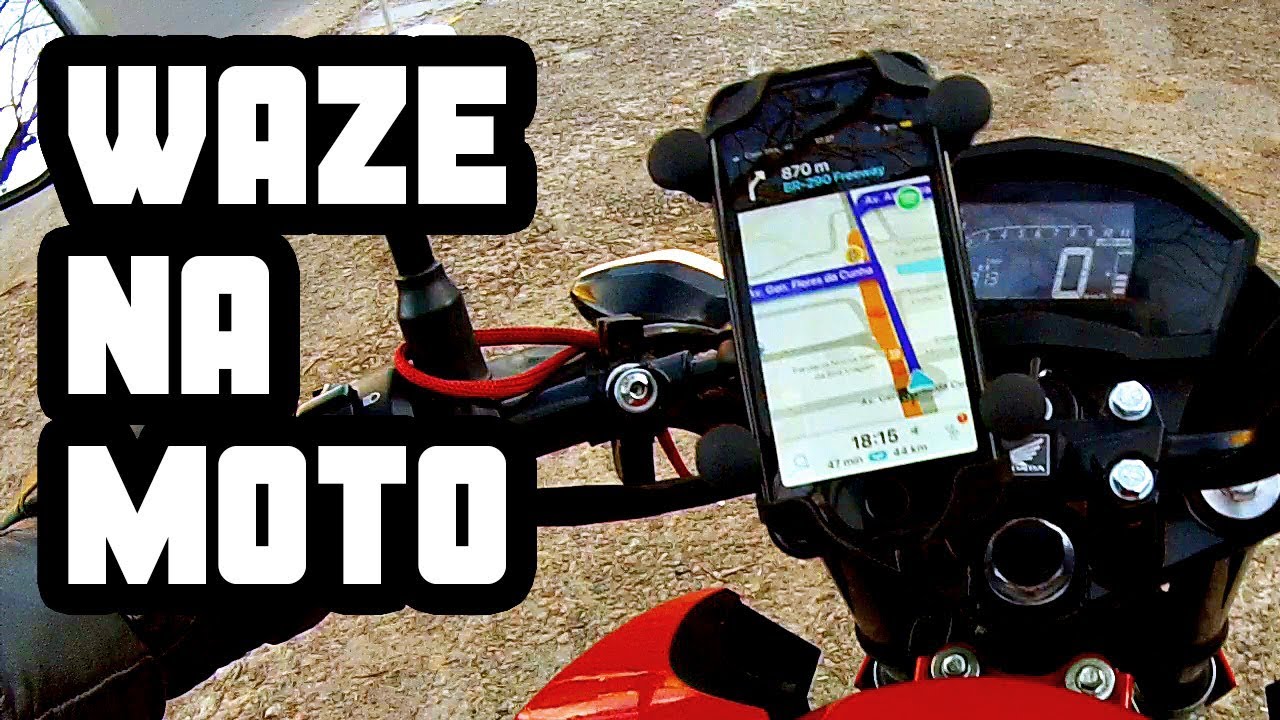 Como Usar Waze Na Moto YouTube