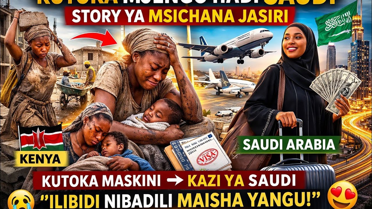 Uamuzi Mgumu: Safari ya Amina Kwenda Saudi Arabia#StoryTime#KenyanStories#LifeInSaudi#StoryYaMaisha 
