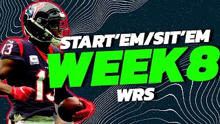 MUST START and SIT Wide Receivers for Week 8!