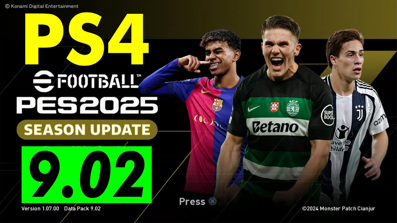 Обзор пакета данных Monster Patch 9.02 для PS4 PES 2025