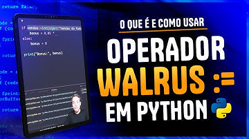 Operador Walrus em Python := O que é e Como Usar?