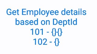 Famous Get Employee Details based on Dept Id #Java8 #Java #streams #Employeeclass Wealth