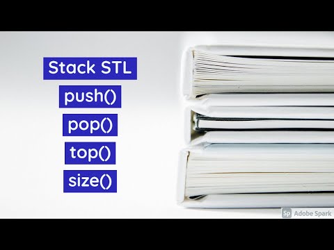 Stack STL | C++ Explained | With push(),pop(),top(),size() methods in stack
