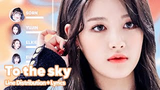 Clc - To The Sky Line Distribution Lyrics Karaoke Patreon Requested