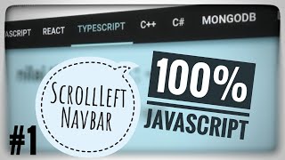 ScrollLeft Navigation HTML+CSS3 (100% Javascript) PART 1