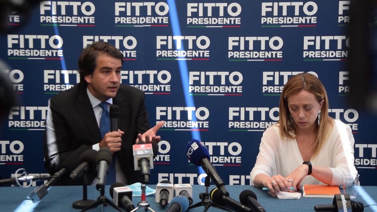 Regionali in Puglia, Meloni lancia la candidatura di Fitto: 