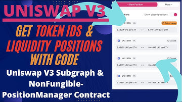 Get Uniswap V3 Liquidity Positions TokenIds for Wallet & Pool with Code | Coding Tutorial