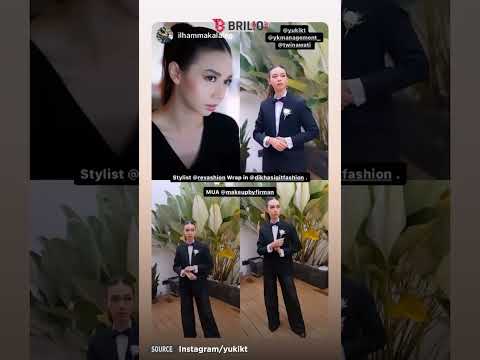 Potret Yuki Kato jadi groomsmen di acara pernikahan sahabatnya, ternyata nggak kalah ganteng