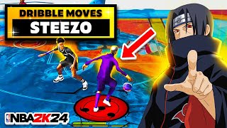 STEEZO THE GOD ADVANCED DRIBBLE TUTORIAL FOR BEGINNERS NBA2K24 + How to NUT NEG and MOMENTUM SPIN!!