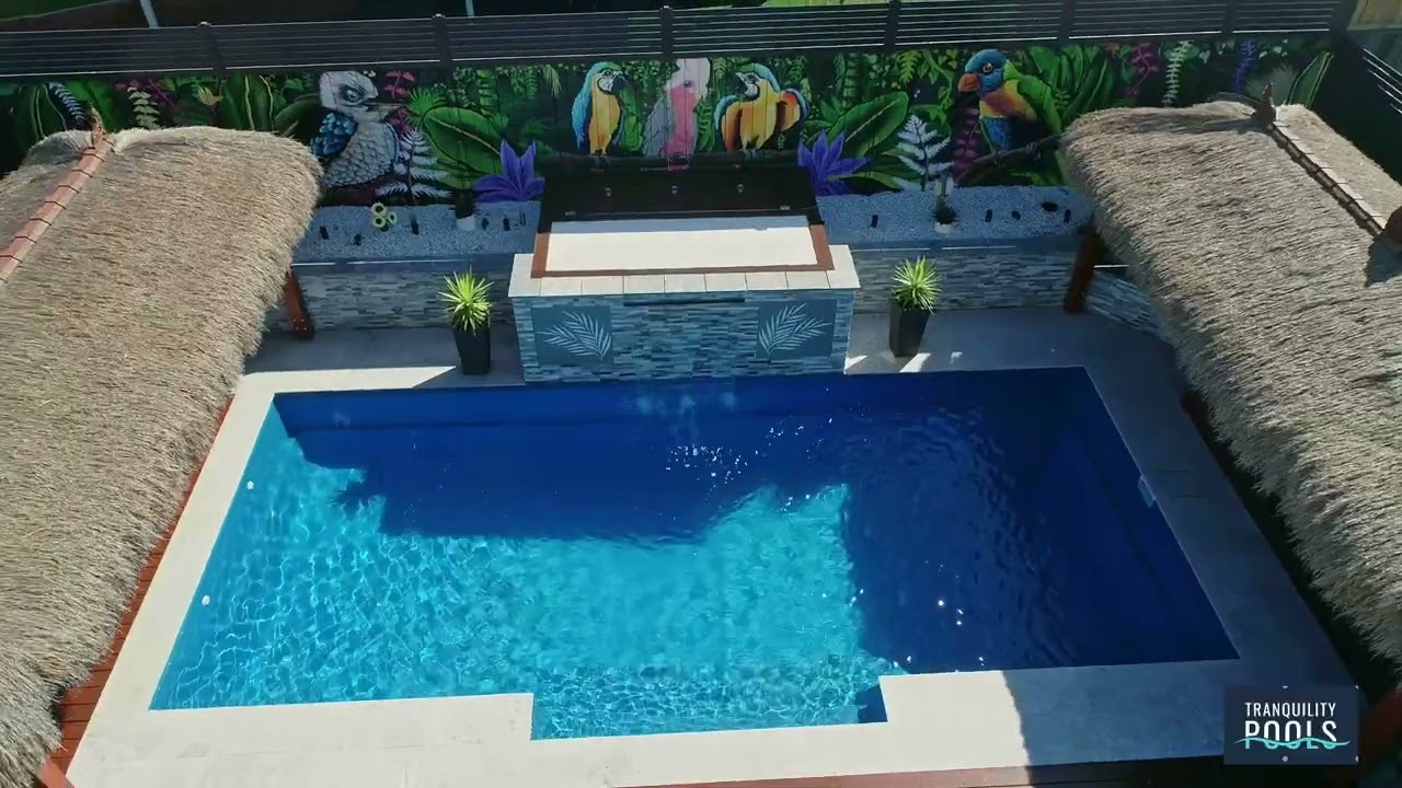 Cosmo 9 Pool Design in Blue Rock | Australian Backyards