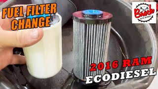 Ram EcoDiesel Fuel Filter Change & Fuel Pump Priming (Step-by-Step DIY)