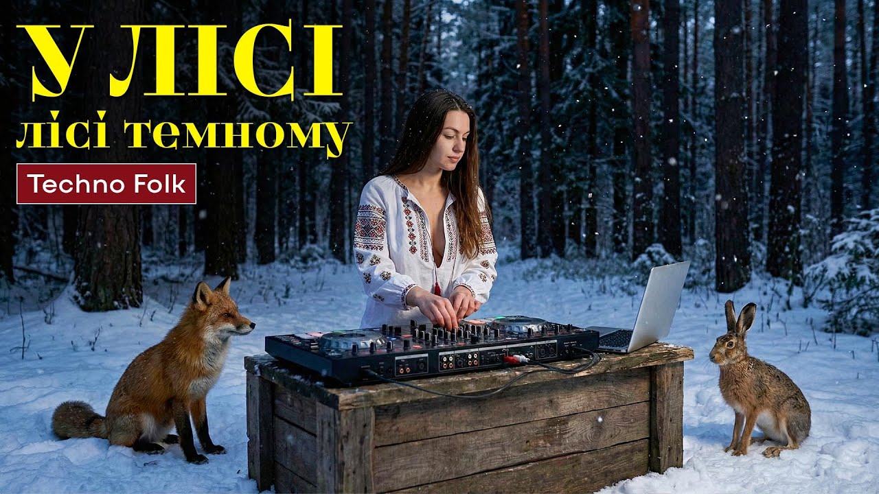 Зимовий ВІРШ у НОВОМУ звучанні  | Folk Techno / Ethno Electronica | У лісі лісі темному