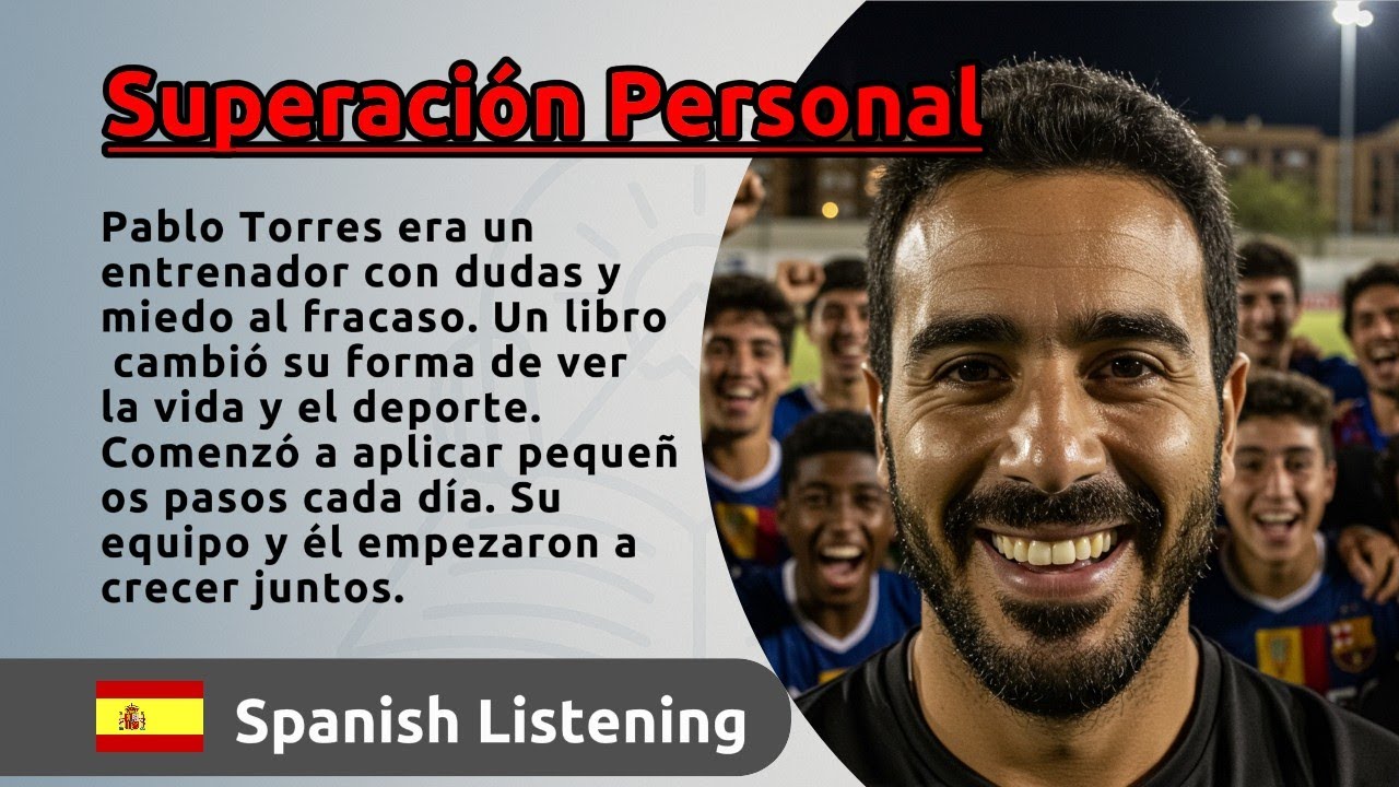 Winning Mindset | Improve Your Spanish Listening with THE SUCCESS PRINCIPLES | A2-B1