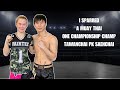 Smilla sundell spars with tawanchai pk saenchai