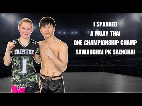 Smilla Sundell Spars With Tawanchai PK Saenchai