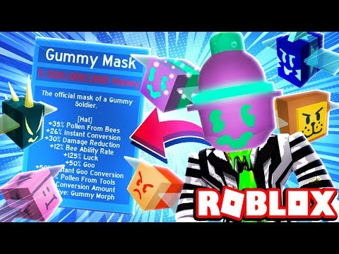 gummy mask is overpowered gummy morph tons of goo roblox