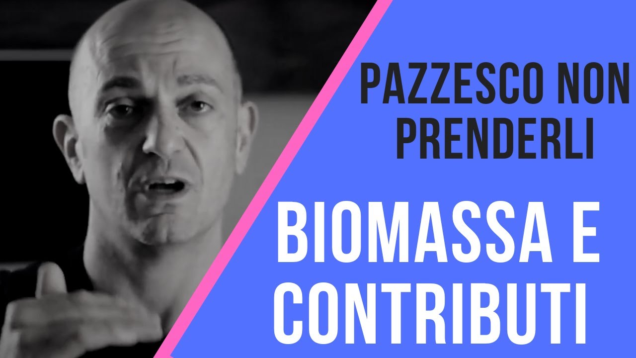 CONTRIBUTI PAZZESCHI per la Biomassa che ancora oggi molti non conoscono