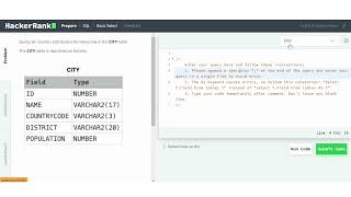 Select All | Basic SQL query | Hacker Rank | Placement Preparation | Beginners| #3