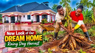 UNBELIEVABLE DREAM HOME MAKEOVER & House Tour🏡😍 Rainy Cassava Harvest & House Tour! New Fridge