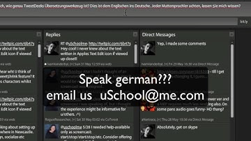 TweetDeck Ep 1/3 - Everything You Ever Wanted to Know @ uSchoolme