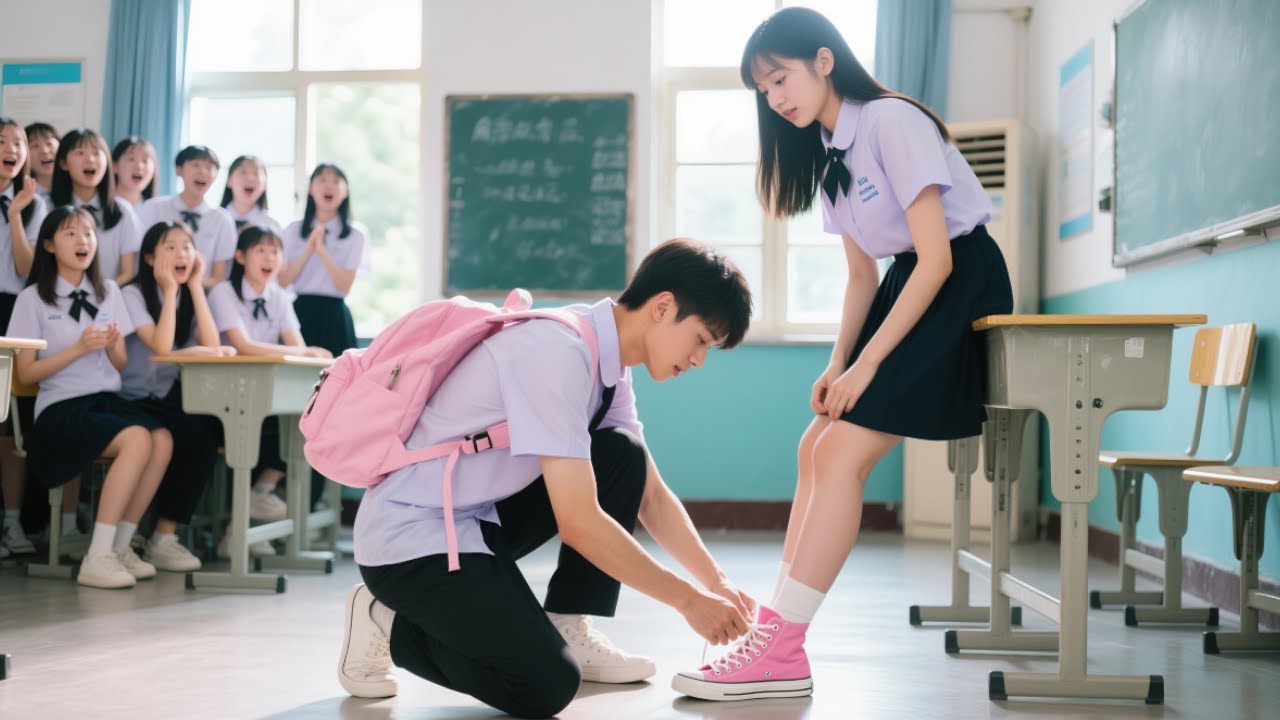 Personne n'osait s'asseoir près de la brute de l'école, jusqu'à un nouveau, qui maintenant la domine