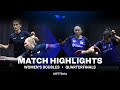 Y. Noskova/O. Vorobeva vs Shin Yubin/Jeon Jihee | WTT Star Contender Doha 2021 | WD | QF Highlights