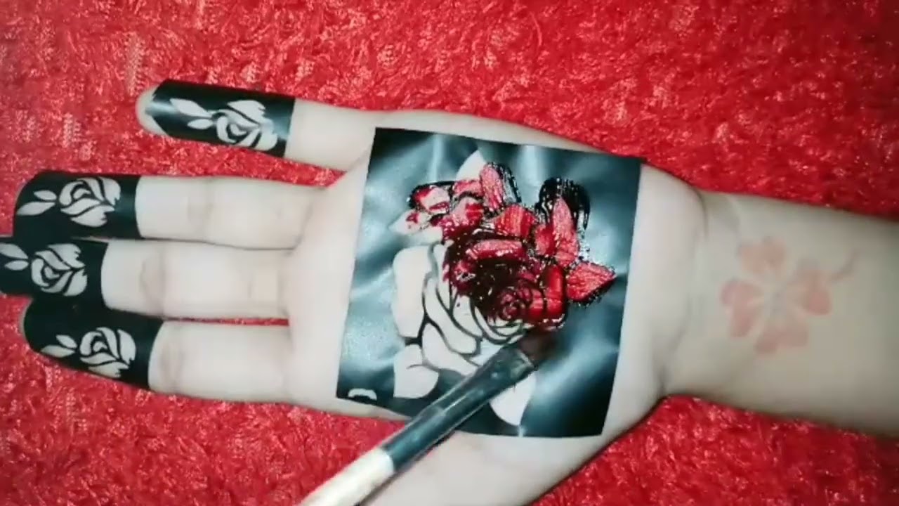 beautiful mehndi sticker design