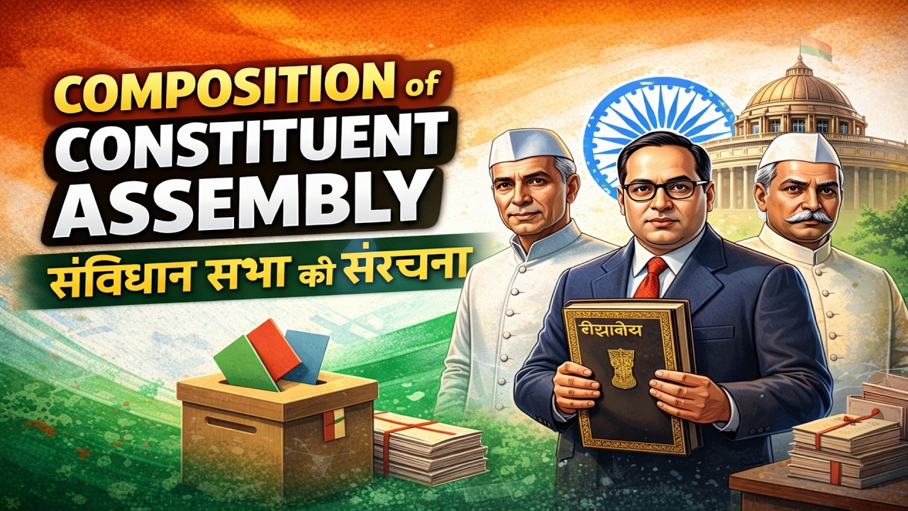 संविधान सभा की संरचना / Composition of Constituent Assembly