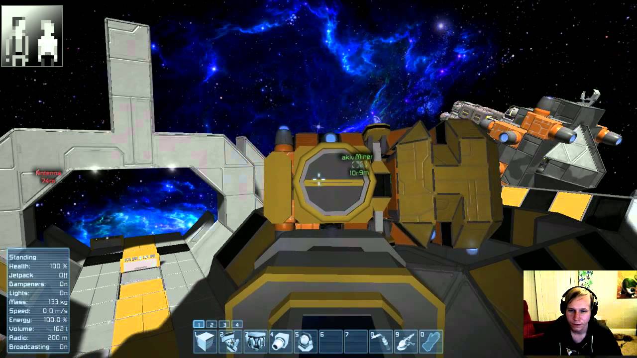 Space Engineers Working with pistons and rotors (Part 2) YouTube