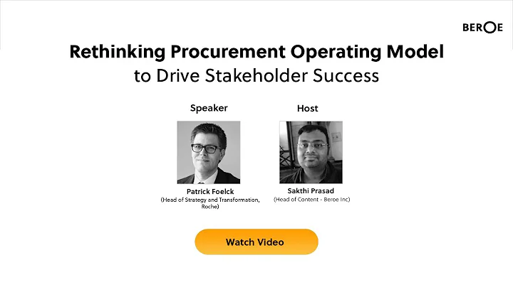 Espresso LiVE: Rethinking Procurement Operating Model to Drive Stakeholder Success