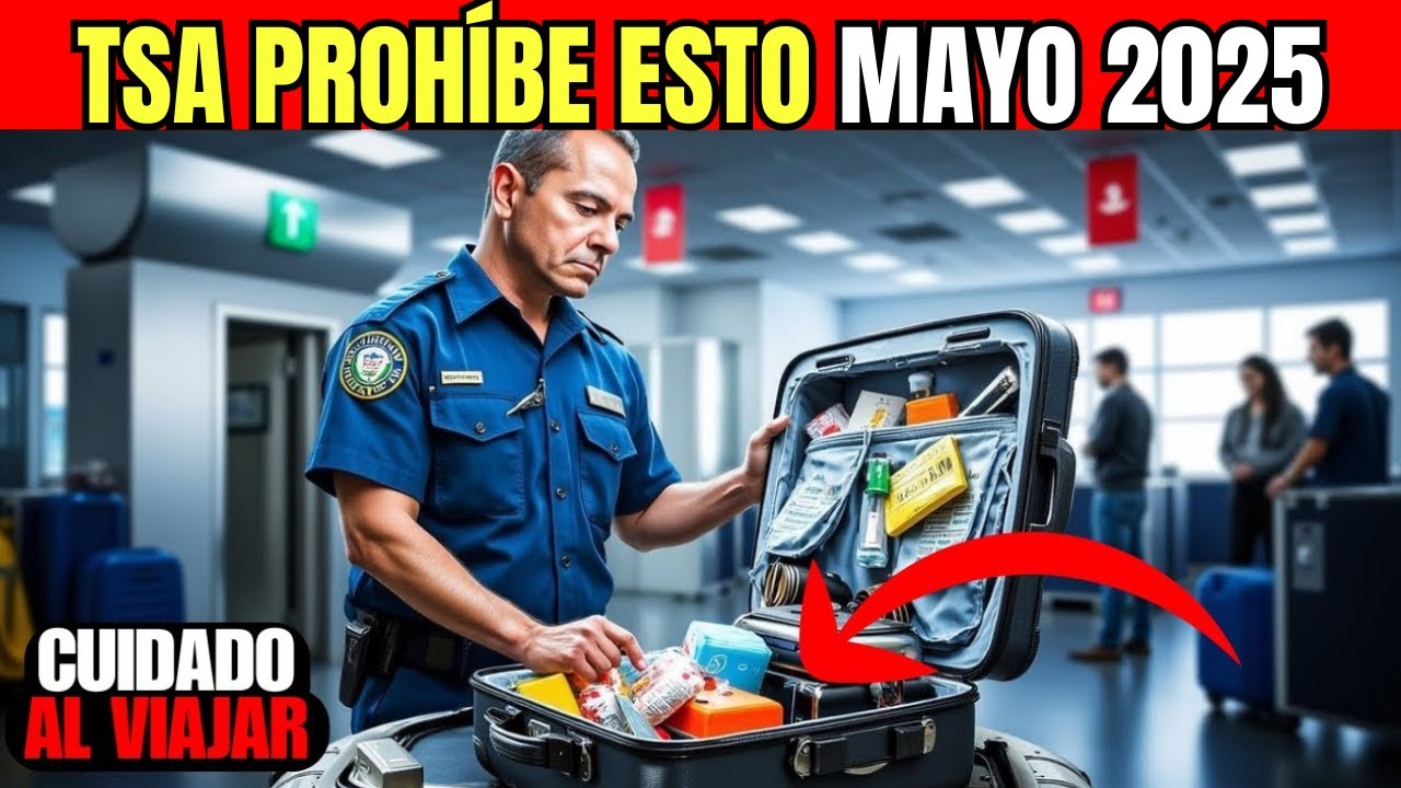 🛑 TSA 2025 8 Objetos Prohibidos que Pueden Arruinar tu Viaje