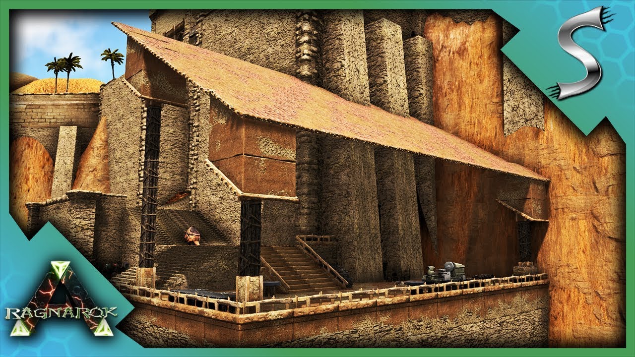 BUILDING A INTO THE DESERT TEMPLE! Ark RAGNAROK [DLC Gameplay S3E7] YouTube