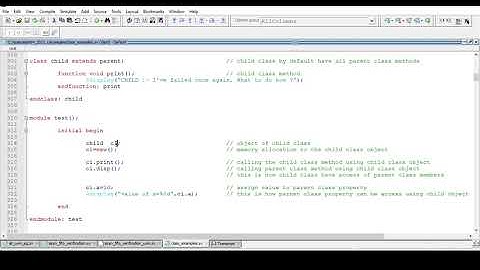 Inheritance in w.r.p.t System Verilog.