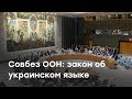 Заседание Совбеза ООН: языковой закон в Украине | LIVE