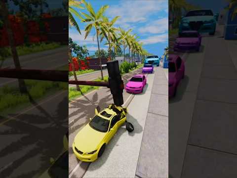 Hitting Cars With a Hammer in GTA 5! 🔨🚗  #Shorts #GTA5 #GTAV #GTAShorts #GamingShorts #GTAFunny