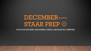 STAAR Tutorials 1 of 10