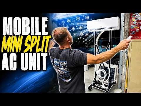 I Built a Mobile Mini Split AC and Upgraded My Shop!