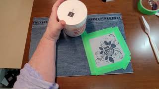 using junky jeans 3 making a journal cover.