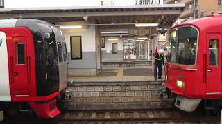 名鉄1700系1704Fに3100系3107Fを連結　＠犬山