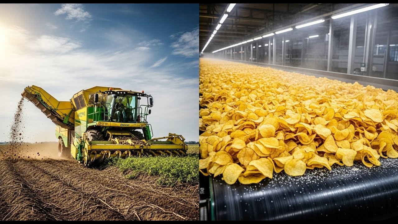 How Potato Chips Are Made | Inside the Chips Factory (Full Process)