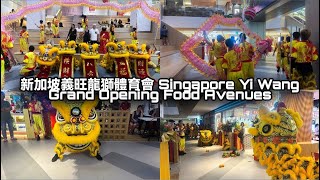 4k 新加坡義旺龍獅體育會 Yi Wang Dragon & Lion Dance Cai Qing Performance at Grand Opening Food Avenue 10.4.25