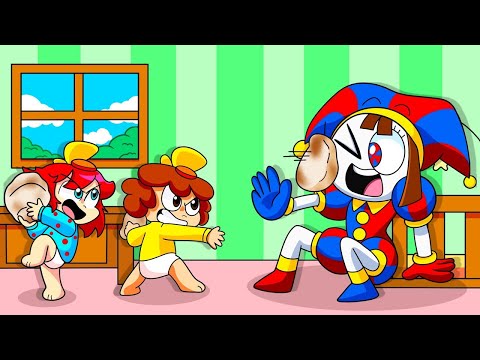 POMNI ADOPTA a PatOni y Patita en Minecraft! 🤡🐣