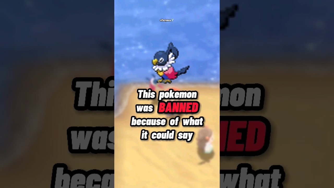 This pokemon was BANNED because of what it could say 🚫