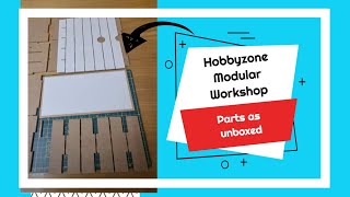 Hobbyzone Modular Workshop System parts as received