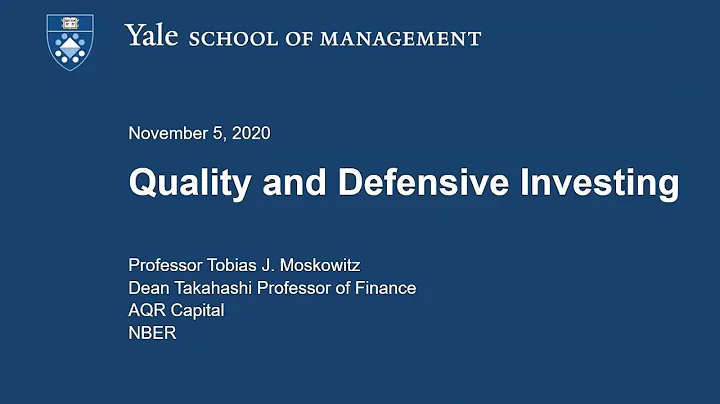 Master Class  Quality and Defensive Investing with...