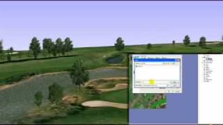 Golf 3D visualization model