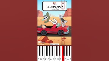 Road Trip to 9M Subs! Thank You!!! | Animation Meme (@dude.dans_) - Octave Piano Tutorial