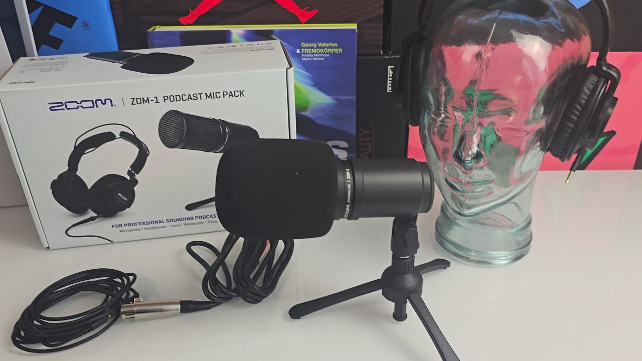 Zoom ZDM-1 Podcast Mic Pack – Komplett-Set Unboxing