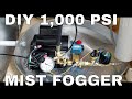DIY High Pressure Misting System 1000 PSI CAT Pump Commercial Mushroom Farm Humidification